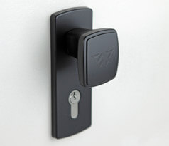 klamka czarny tal 9005