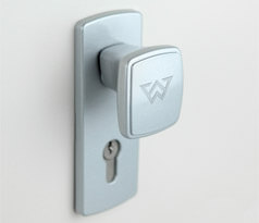 klamka srebrny ral 9006