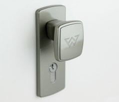 klamka zloto popielate ral 7048