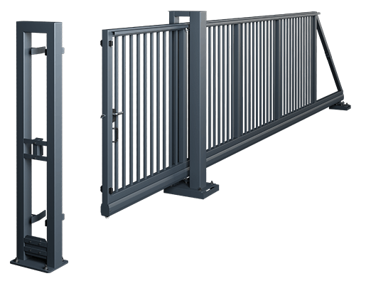 brama przesuwna PI 130 reczna