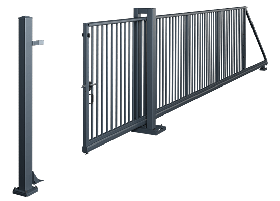 brama przesuwna PI 95 reczna