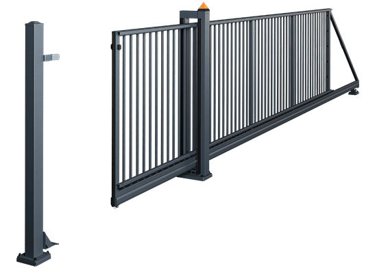 brama przesuwna PI 95 z napedem