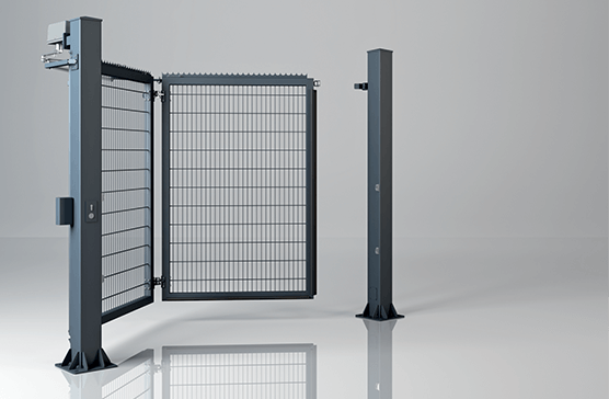 Brama skladana jednoskrzydlowa v king wypelnienie panel kratowy vega 2d super wisniowski