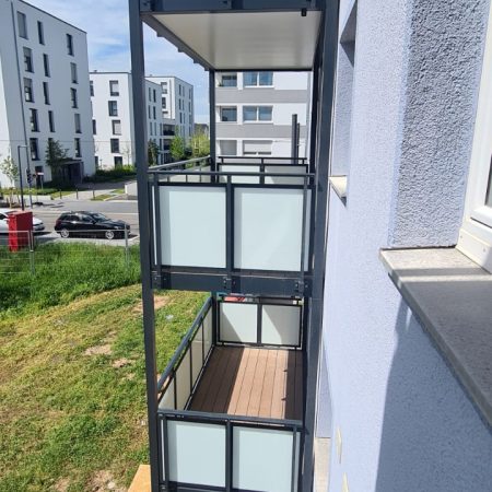 Selbsttragende Balkonanbau